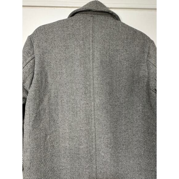 Line and Dot Paola Coat Heather Grey Wool Blend Size Small NWT Button Closure - Picture 13 of 16